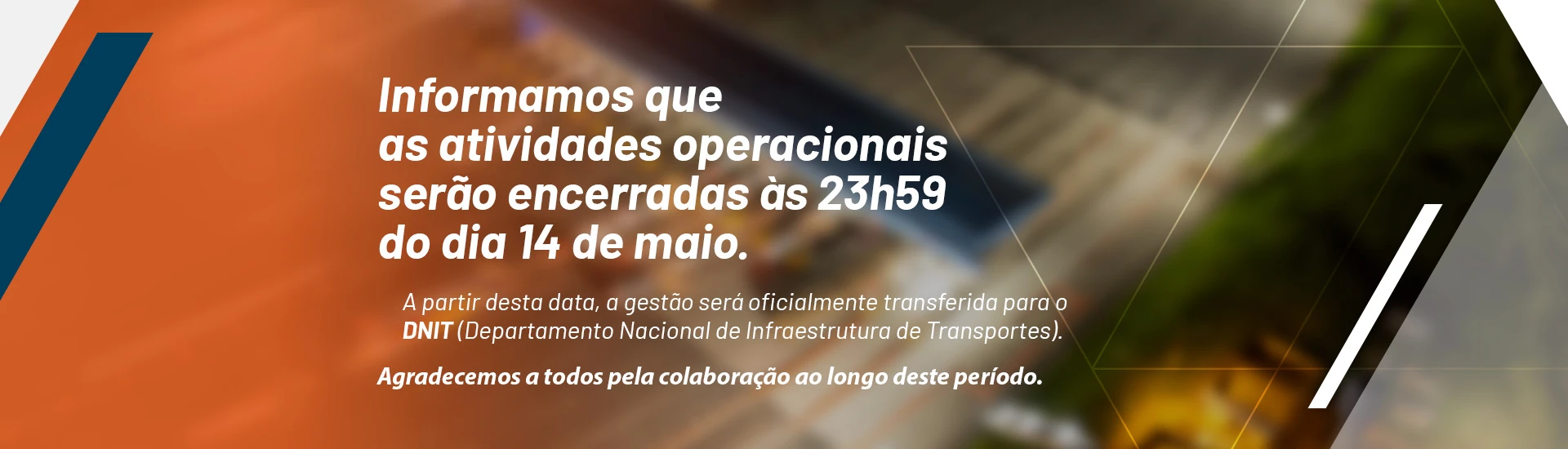 Fim das atividades