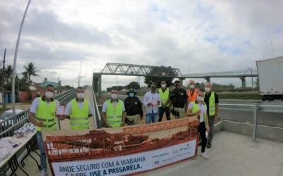VIABAHIA finaliza entrega de três passarelas na BR-324