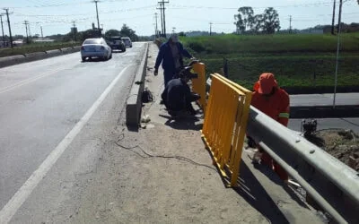 VIABAHIA recupera pavimento no viaduto do CIA/Aeroporto