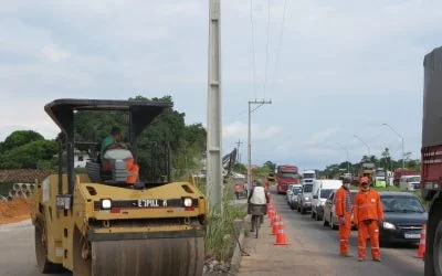 VIABAHIA AVANÇA NA CONSTRUÇÃO DE DESVIO EM DUAS FAIXAS, NA BR-324