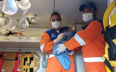 Mãe dá a luz em Unidade de Resgate da VIABAHIA