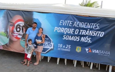 Semana Nacional de Trânsito conscientiza mais de 400 pessoas