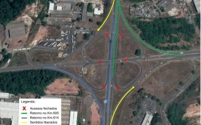 VIABAHIA interdita, neste sábado (14/09), viaduto sobre a BR-324 para obras de recuperação