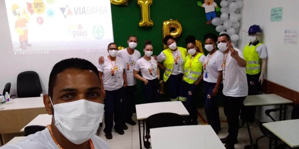 SIPAT 2021: Semana Interna de Prevenção de Acidentes do Trabalho leva informação e reflexão aos colaboradores da VIABAHIA.